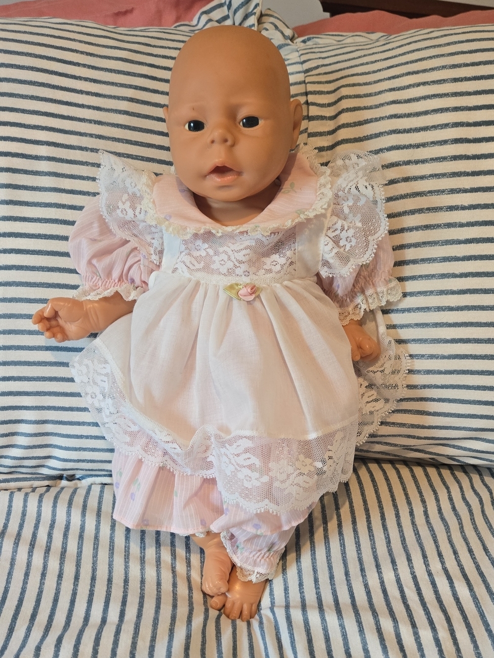 Vintage New Born Baby Doll Female